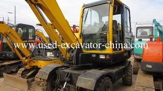 China Hyundai R60W-7,Used wheel excavator Hyundai excavator for sale supplier